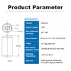 Misenpower 32700 3.2V 6000mAh 18A Rechargeable LiFePO4 Battery Cell