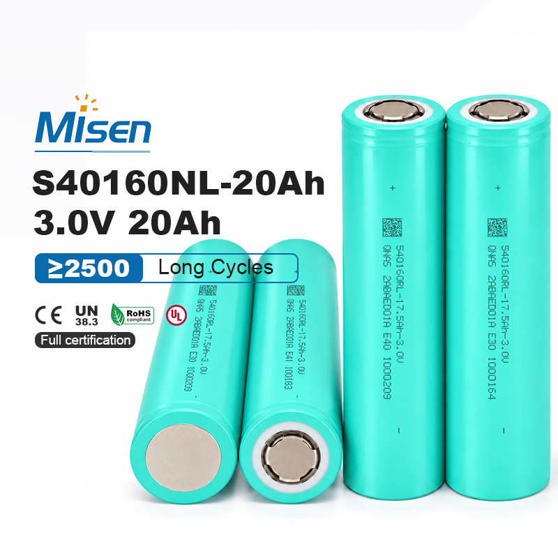 Misen S40160NL-20Ah 3.1V 20Ah 40160 Layered-Oxide Sodium-Ion Battery Cell