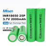 EVE INR18650 25P 3.6V 2500mAh 30A Continuous Discharge Rechargeable Lithium-Ion Battery Cell