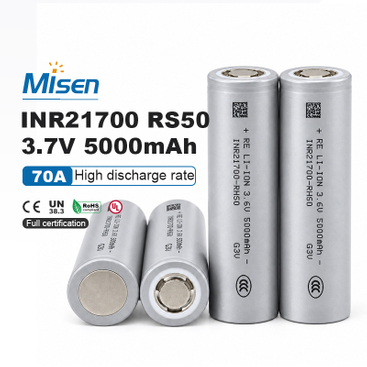 INR21700-RS50 3.6V 4950mAh 5000mAH 70A High-Rate Rechargeable Lithium-Ion Battery Cell