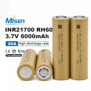 INR21700-RH60 21700 3.6V 5850mAh Min. 30A Rechargeable Lithium-Ion Battery Cell