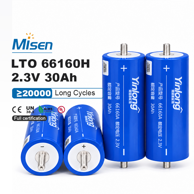Yinlong 2.3V 30Ah 30000mAh 300A Fast-Charge Prismatic Lithium Titanate LTO Battery Cell