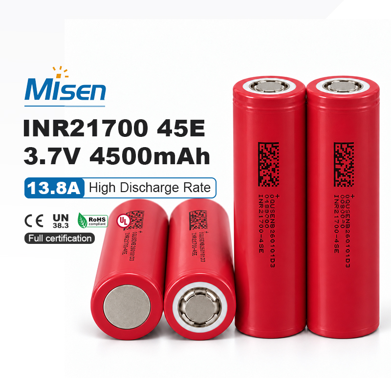 DMEGC INR21700-45E 21700 3.7V 4500mAh Rechargeable Lithium-Ion Battery Cell