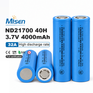MISEN ND21700-40H 21700 3.7V 4000mAh 32A High-Rate Rechargeable Lithium-Ion Battery Cell