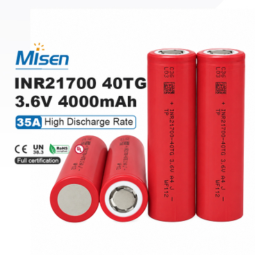 TENPOWER INR21700-40TG 3.6V 4000mAh 35A Continuous Discharge Lithium-Ion Battery Cell