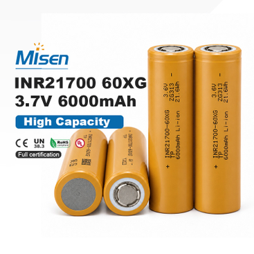 Misen INR21700-60XG 21700 3.6V 6000mAh Rechargeable Lithium-ion Battery Cell