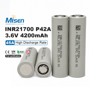 Molicel INR-21700-P42A 21700 3.6V 4200mAh 45A Continuous Discharge Rechargeable Lithium-Ion Battery Cell
