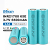 Misen N21700CX-65E 3.5V 6500mAh 21700 Lithium-Ion Rechargeable Battery Cell