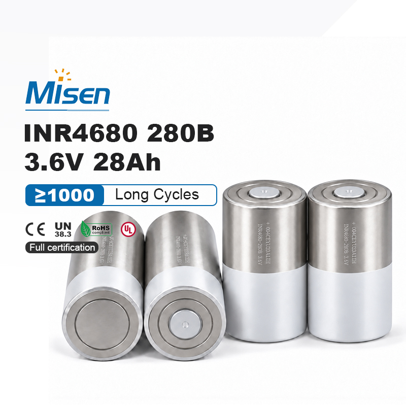 BAK INR4680-280B 4680 3.6V 28Ah 100.8Wh 4C Tabless Rechargeable Lithium-Ion Battery Cell