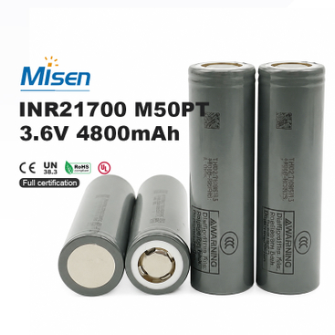 LG INR21700M50LT 21700 3.69V 4800mAh 14.4A Rechargeable Lithium-Ion Battery Cell
