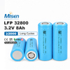 Misen 32800 3.2V 8000mAh 24A High-Temperature LiFePO4 Cylindrical Battery Cell