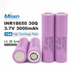 Samsung SDI INR18650-30Q 3.6V 3000mAh 15A Rechargeable Lithium-Ion Battery Cell