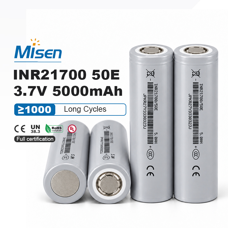 EVE INR21700/50E 3.65V 5000mAh 15A Rechargeable Lithium-Ion Battery Cell