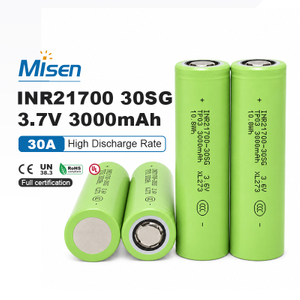 Misen INR21700-30SG 21700 3.6V 3000mAh 30A Rechargeable Lithium-ion Battery Cell