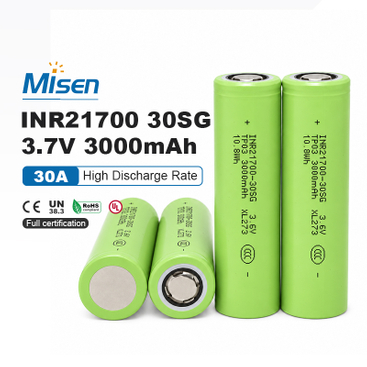 Misen INR21700-30SG 21700 3.6V 3000mAh 30A Rechargeable Lithium-ion Battery Cell