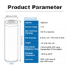 Misen 32700 6000mAh 3.2V 6Ah 18A Rechargeable LiFePO4 Cylindrical Battery Cell