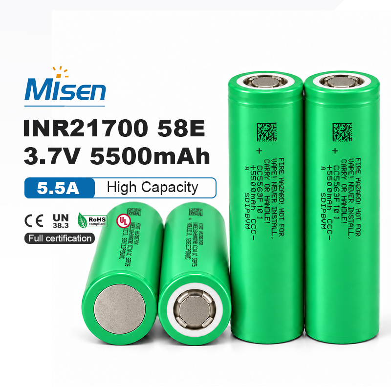 Samsung SDI CC5563F101 21700 3.7V 5500mAh Rechargeable Lithium-Ion Battery Cell
