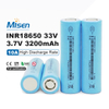 EVE INR18650/33V 3.6V 3200mAh 10A Rechargeable Lithium-Ion Battery Cell