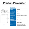 MISEN 32700 6.0Ah LR3 3.2V 6000mAh 18A Rechargeable LiFePO4 Battery Cell