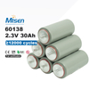 Misenpower CGC60138EA 60138 2.45V 30Ah 300A Continuous High-Power Lithium Titanate LTO Battery Cell
