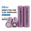 FEB 21700-62E 3.6V 6000mAh 12A Continuous Discharge Lithium-Ion Battery Cell