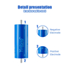 LTO-45Ah 2.3V 45Ah 450A Max Rechargeable Lithium Titanate Cylindrical Battery Cell