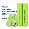 Misenpower IFR32140 3.2V 15000mAh 45A Continuous Discharge Rechargeable LiFePO4 Battery Cell