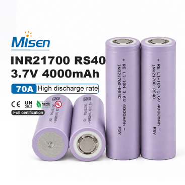 INR21700-RS40 21700 3.6V 4000mAh 70A Rechargeable Lithium-Ion Battery Cell