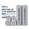 ND21700-4500mAh 21700 3C 3.7V 4500mAh 13.5A Rechargeable Lithium-Ion Battery Cell
