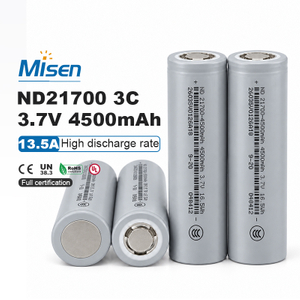 ND21700-4500mAh 21700 3C 3.7V 4500mAh 13.5A Rechargeable Lithium-Ion Battery Cell