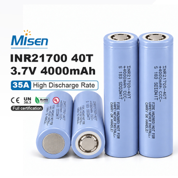 Samsung SDI INR21700-40T 3.6V 4000mAh 35A Rechargeable Lithium-Ion Battery Cell
