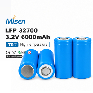 32700 6000mAh 3.2V 6Ah 18A High-Temperature Rechargeable LiFePO4 Cylindrical Battery Cell